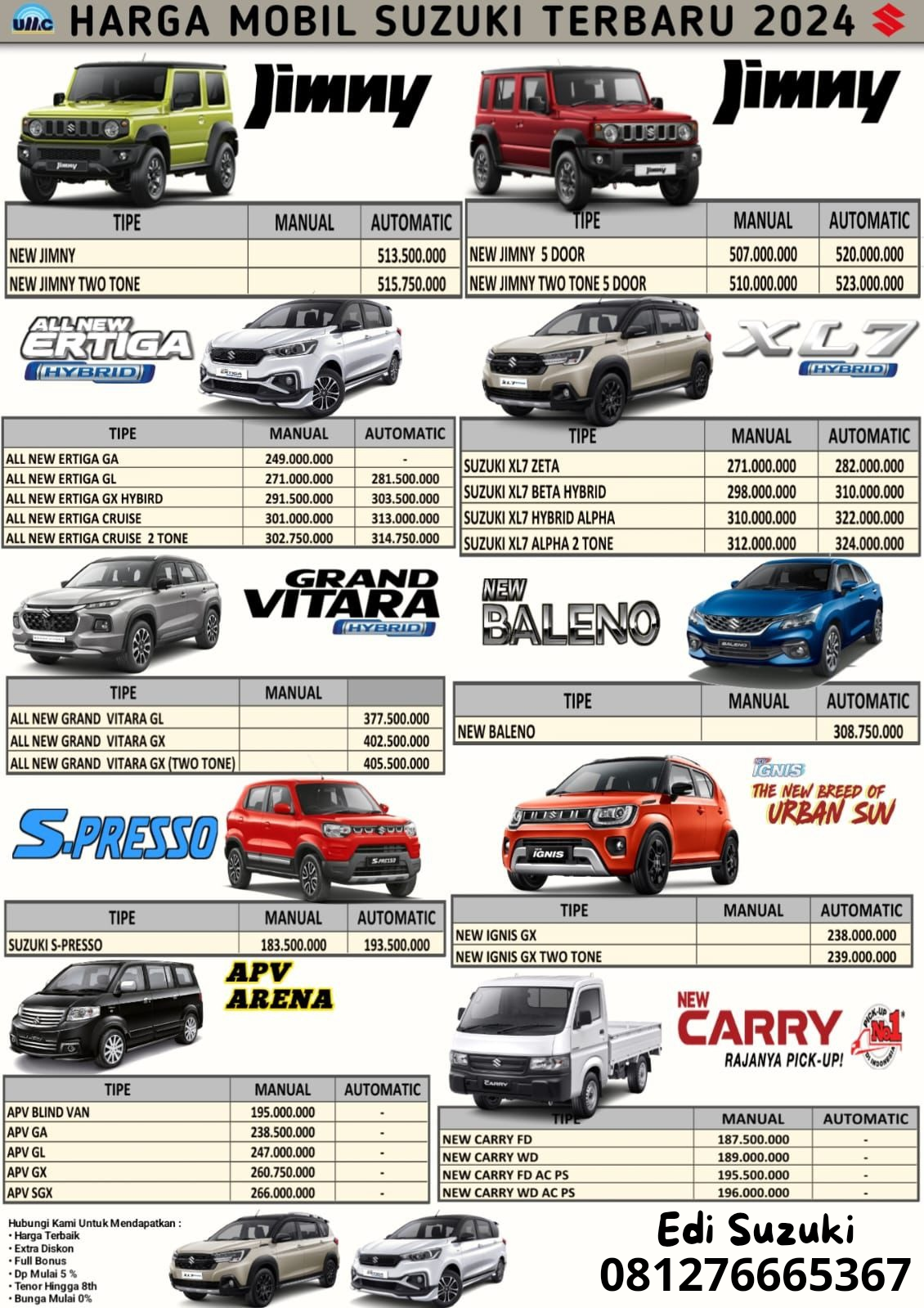 Harga  surabaya Pricelist OTR